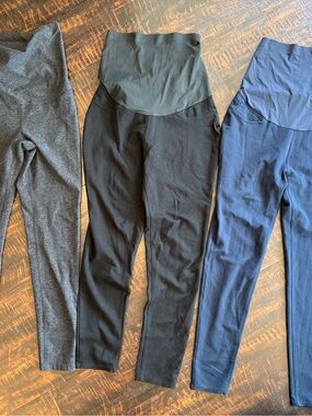 Ingrid & Isabel + Zella Maternity Pants Leggings Lot of 3 S⁠